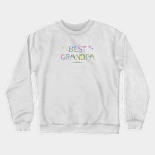 Best Grandpa - tropical wordart Crewneck Sweatshirt